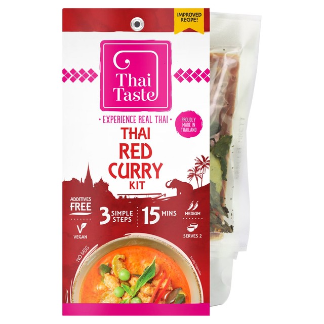 Thai Taste red curry kit 224g (British brand)