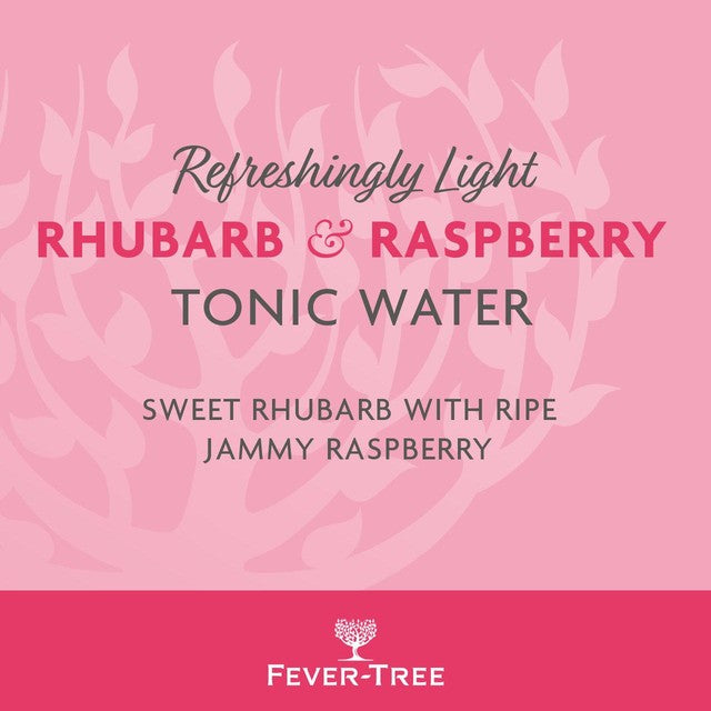Fever-Tree Light Rhubarb & Raspberry Tonic Water 500ml - British product