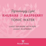 Fever-Tree Light Rhubarb & Raspberry Tonic Water 500ml - British product