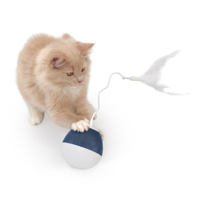 Catit Pixi Spinner electronic cat toy White & Blue - British product