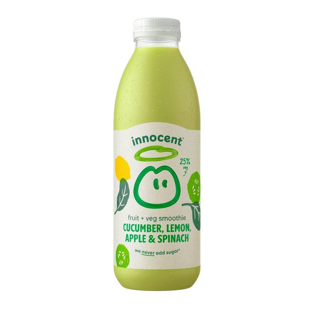 Innocent cucumber, lemon, apple and spinach smoothie 750ml, UK version