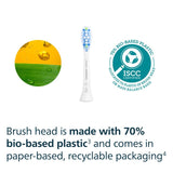Philips Sonicare C3 Premium Plaque Defence brush head White 2+1 pack, imported from the UK