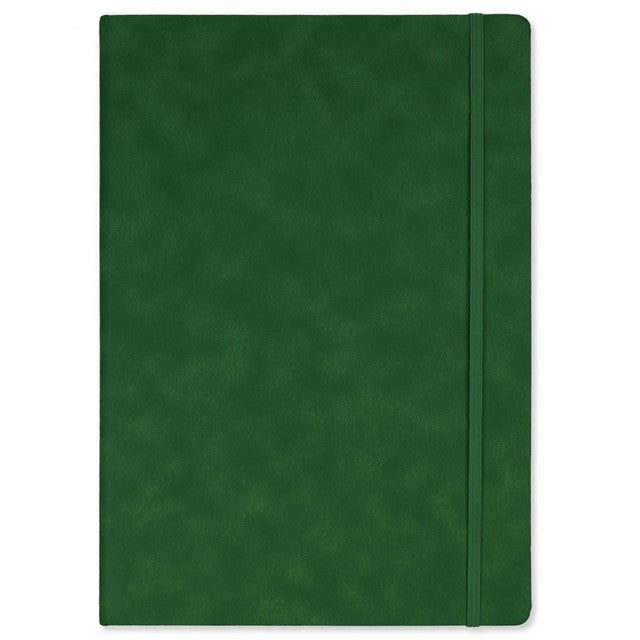 Sinclairs Silvine A5 Executive Notebook green cover (British brand)