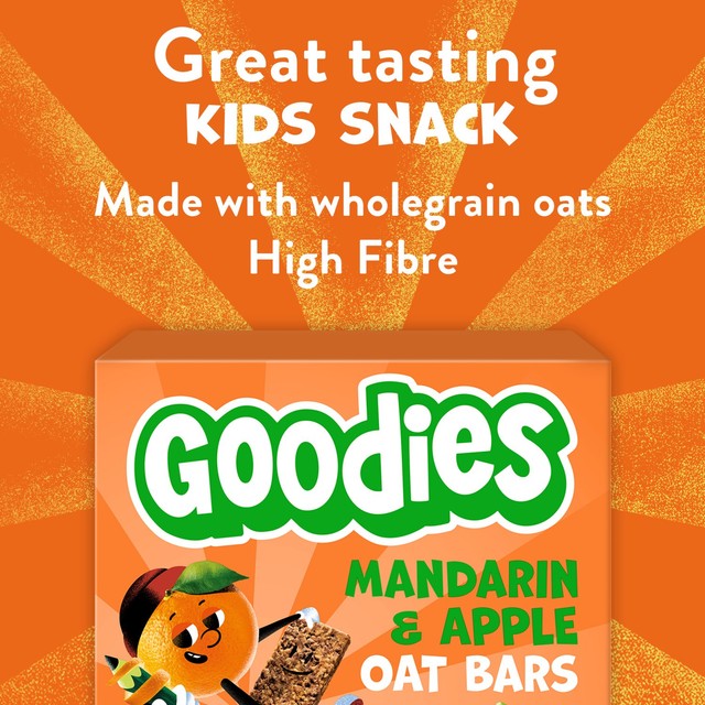 Goodies Mandarin & Apple Oaty Bars 6 x 23g, UK version