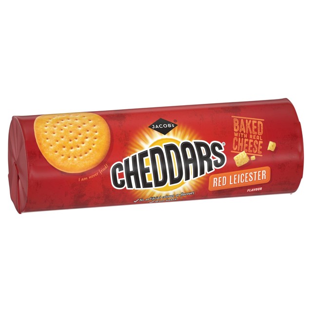 Jacob's Red Leicester flavour cheese biscuits 150g, UK version
