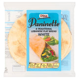 Dina Paninette white flat bread 8 inch, UK version