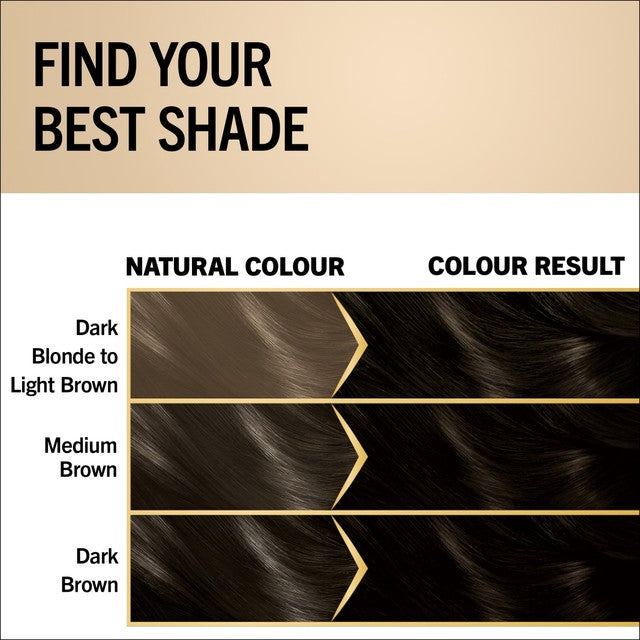 Schwarzkopf hair dye 3-10 Deep Brown 115ml (British brand)