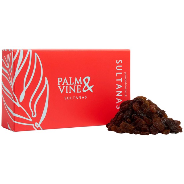 Palm & Vine Turkish sultanas dried fruit, imported from the UK