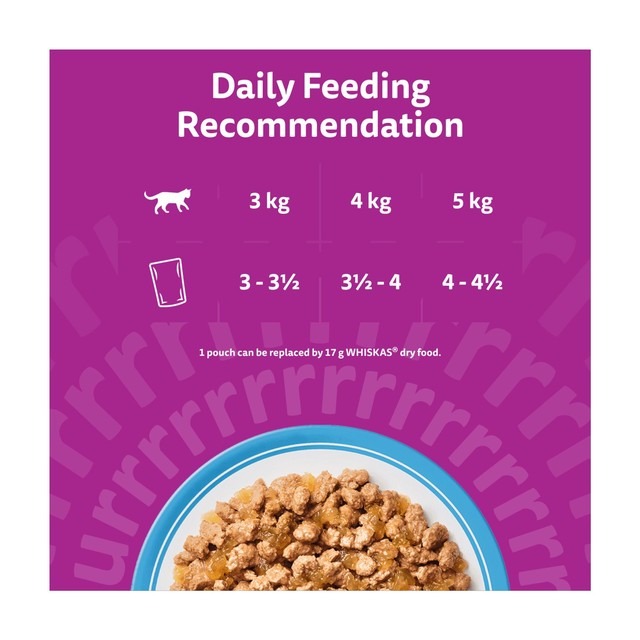 Whiskas senior cat food pouches fish flavours 12x85g (British brand)