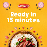 Schwartz Smokehouse BBQ recipe mix 30g sachet (British brand)