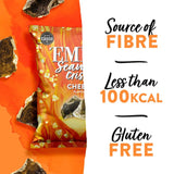 Emily seaweed crisps vegan cheese flavour 18g - British product
