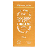 M&S Golden Blond caramelised white chocolate bar 100g, imported from the UK