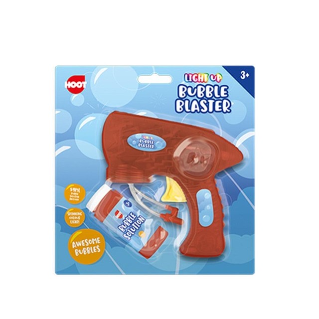 Hoot light up bubble blaster toy, imported from the UK