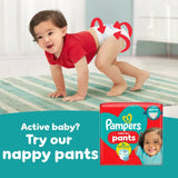 Pampers Baby-Dry nappies size 5 (11-16kg), imported from the UK