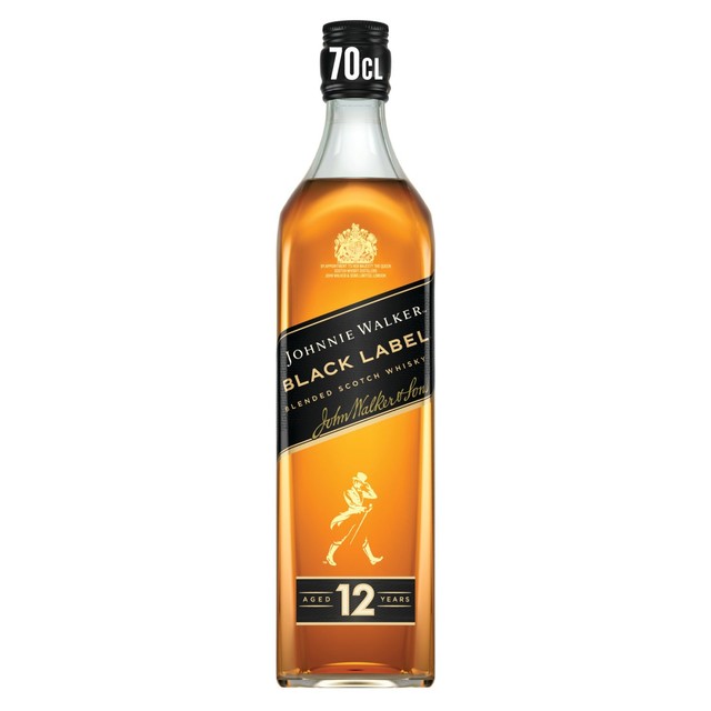 Johnnie Walker Black Label Scotch whisky 70cl, UK version