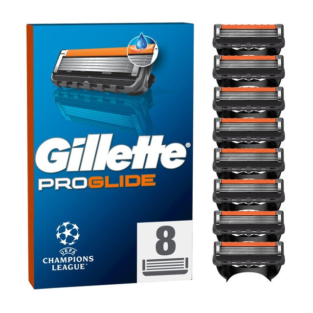 Gillette ProGlide razor blades 8-pack, UK version