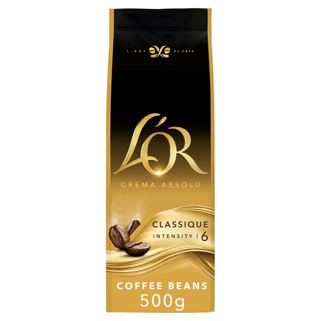 L'OR Crema Absolu Classique coffee beans 500g, UK version