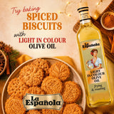 La Espanola light in colour olive oil 750ml, UK version