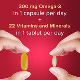 Seven Seas Omega-3 multivitamins Woman 50+ Duo pack (British brand)