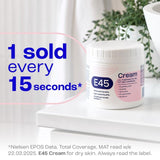 E45 moisturising cream for dry skin and eczema (British brand)