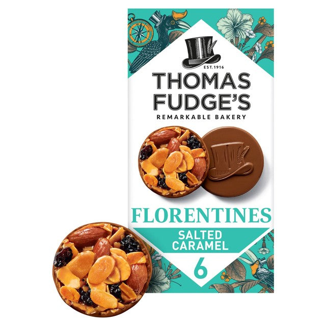 Thomas J Fudge's Salted Caramel Florentines, imported from the UK