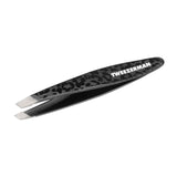 Tweezerman Black Leopard Mini Slant Tweezer (British brand)