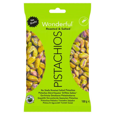 M&S Wonderful Pistachios No Shells Roasted and Salted Nuts 100g- Buy online at McGrocer