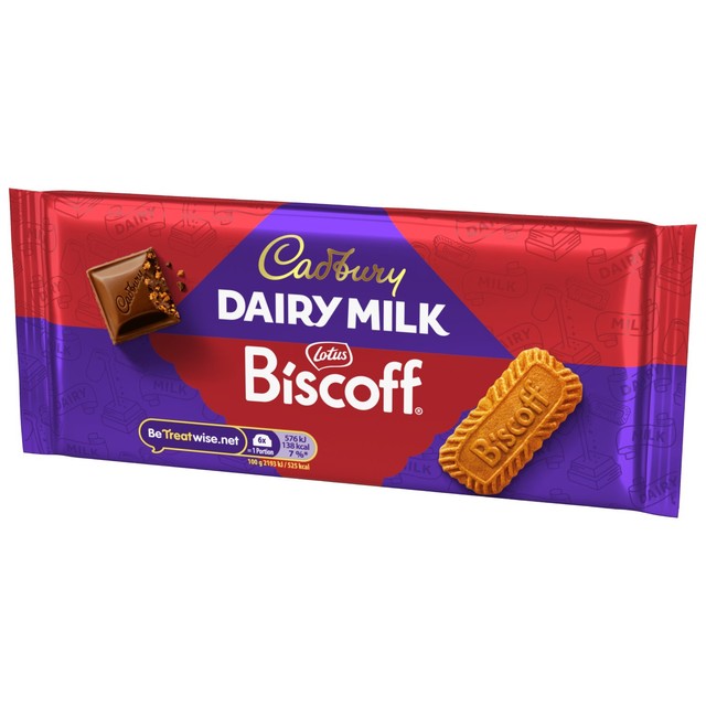 Cadbury Dairy Milk Biscoff biscuit chocolate bar 105g - British product