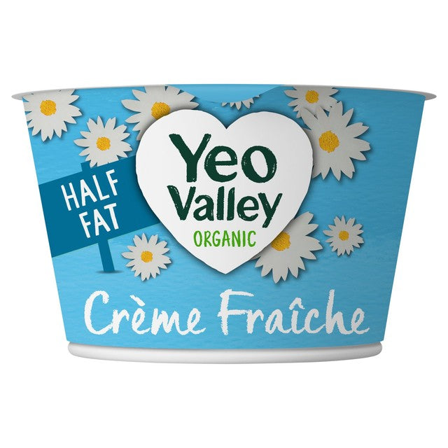 Yeo Valley Organic Half Fat Creme Fraiche 200g (British brand)