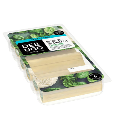 Dell' Ugo Glutenfreie Spinat & Ricotta Cannelloni Gefüllte Pasta 300g