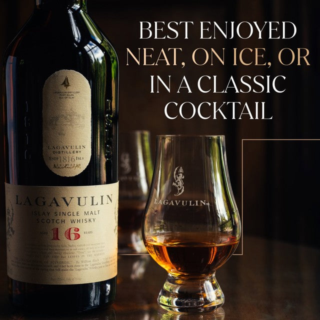Lagavulin 16 Year Old Single Malt Whisky 70cl, UK version