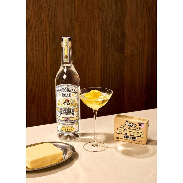 Portobello butter gin 70cl, imported from the UK