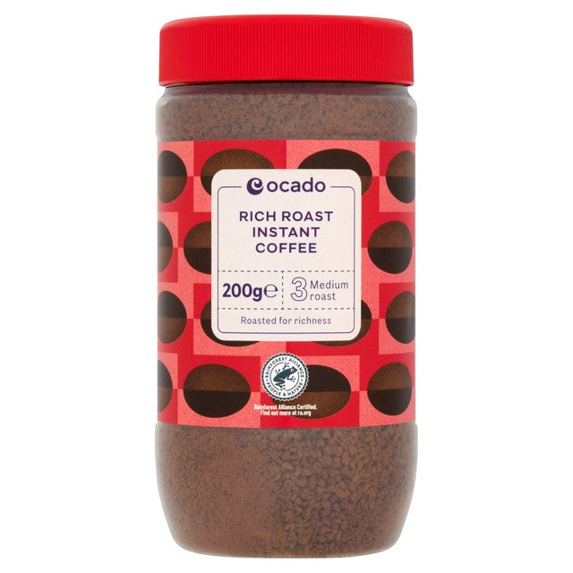 Ocado Rich Roast Instant Coffee 200g (British brand)