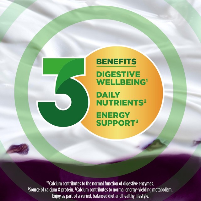 Activia Blueberry Acai gut health fruit yogurt multipack 4 x 120g - British product