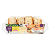 White Chocolate and Raspberry Scones with Clotted Cream, Pack of 4
