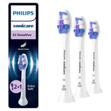 Philips Sonicare S2 Sensitive brush heads 3-pack - British product