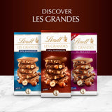 Lindt hazelnuts dark chocolate bar 150g, UK version