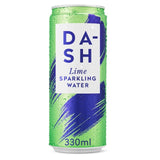 DASH Lime Infused Sparkling Water 12 x 330ml - British product