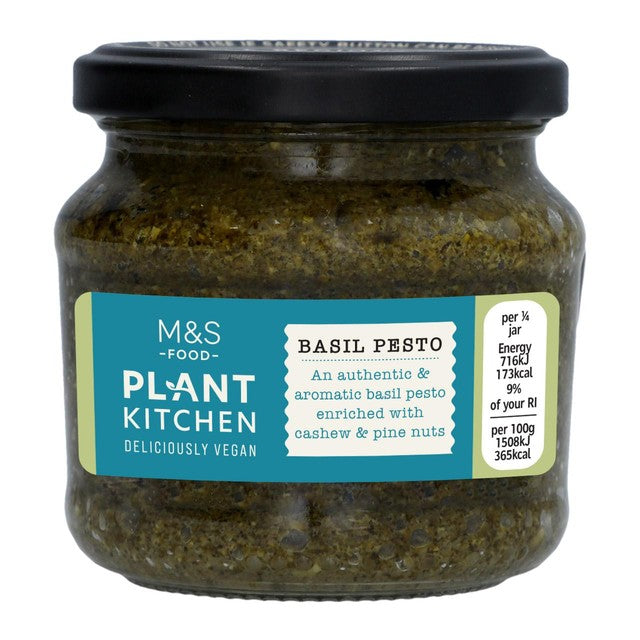 M&S Plant Kitchen vegan basil pesto (British brand)