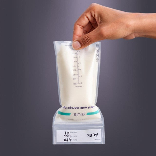 Elvie Breast Milk Storage Bags 180ml 100 pack - British product