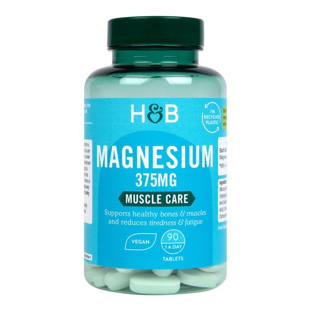 Holland & Barrett Magnesium 375mg tablets 90 per pack, UK version