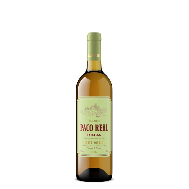 M&S Paco Real White Rioja 75cl, imported from the UK