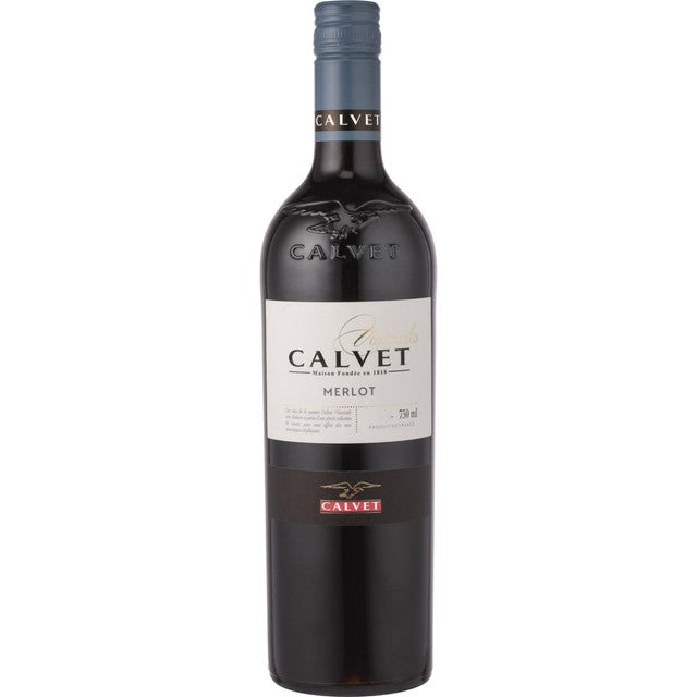 Calvet Merlot red wine 75cl - British product