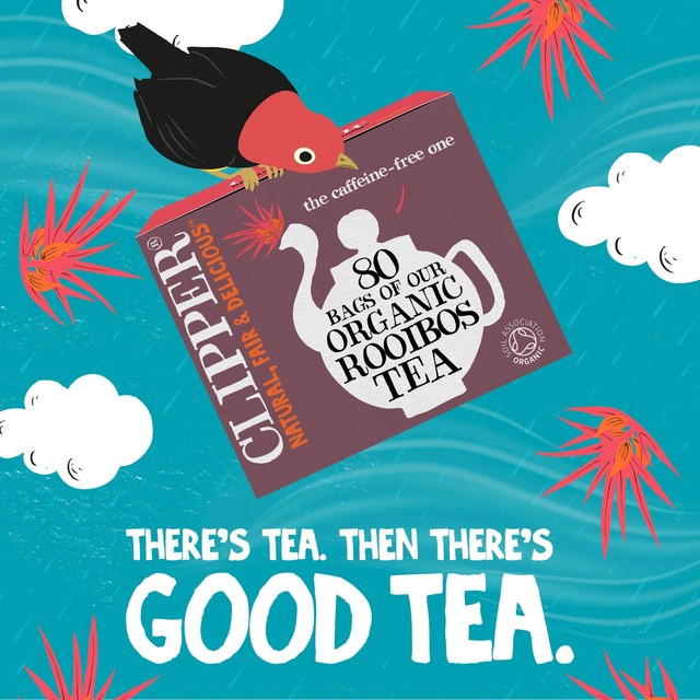 Clipper Organic Redbush Tea Bags 80 Bags - British product