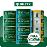 John West tuna chunks in brine 4x125g multipack, UK version