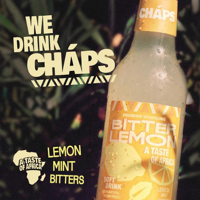Chaps Premium Bitter Lemon drink - British product