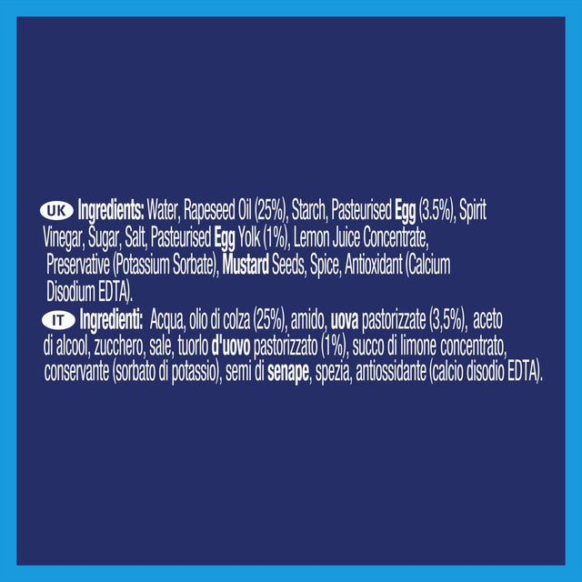 Heinz light mayonnaise 400ml, UK version
