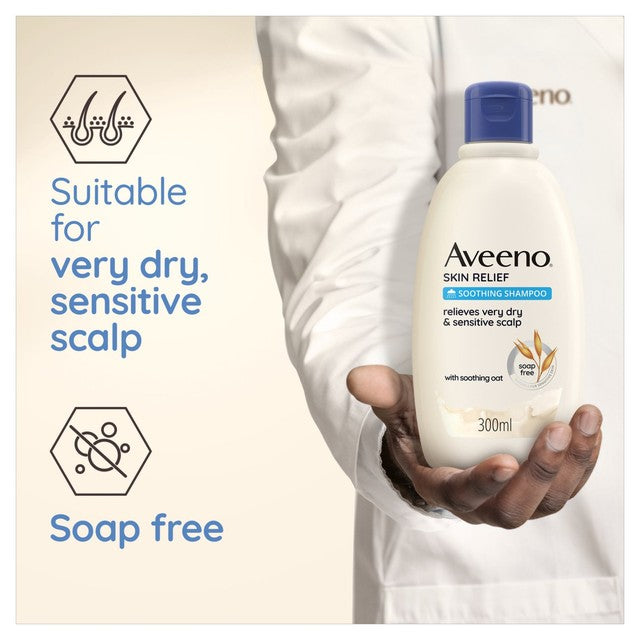 Aveeno Skin Relief Soothing Shampoo for dry sensitive scalp 300ml - British product