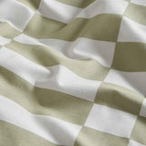 M&S bedding set geometric green super king size (British brand)