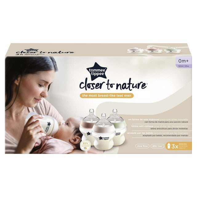Tommee Tippee Anti-Colic Baby Bottles 150ml 3 pack (British brand)